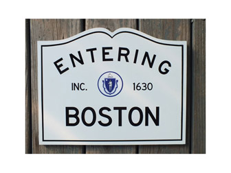 Entering Boston, MA Entering Boston, MA