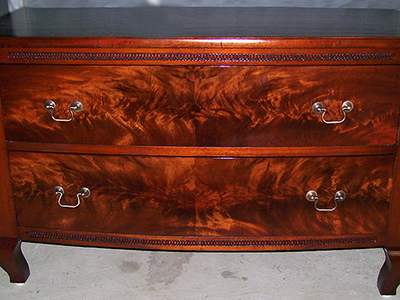 Restored to its original condition.